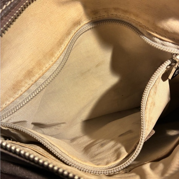 ROOTS Brown Leather Crossbody Bag - Picture 7 of 7